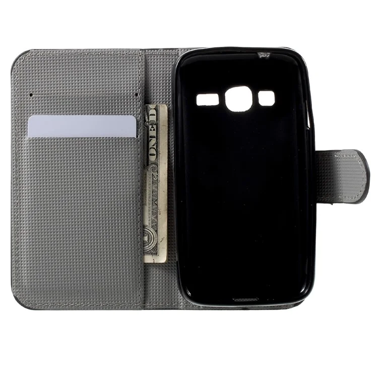 Patterned Wallet PU Leather Stand Flip Cell Phone Case for Samsung Galaxy J1 mini prime - Anchor Seaside View