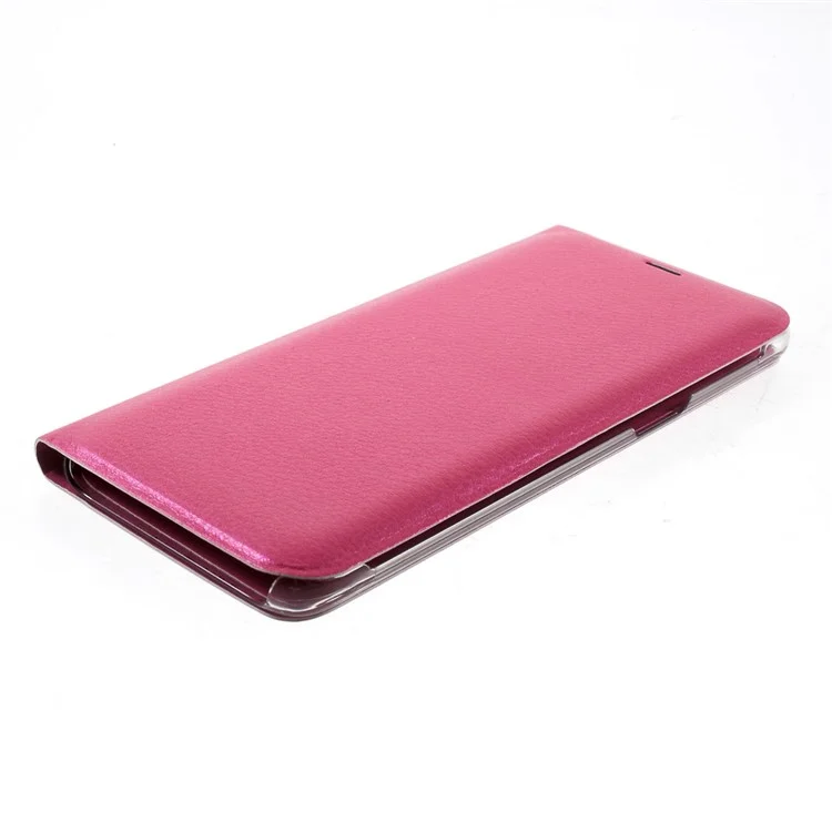 Card Holder Flip Leather Case Phone Accessory for Samsung Galaxy S8 Plus G955 - Rose