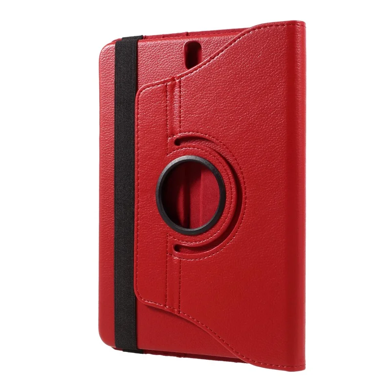Litchi Grain 360 Degree Rotary Stand Leather Case for Samsung Galaxy Tab S3 9.7" T820 - Red