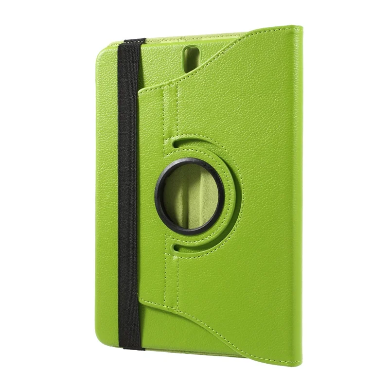 Litchi Grain Rotary Stand Leather Case Accessory for Samsung Galaxy Tab S3 9.7" T820 - Green