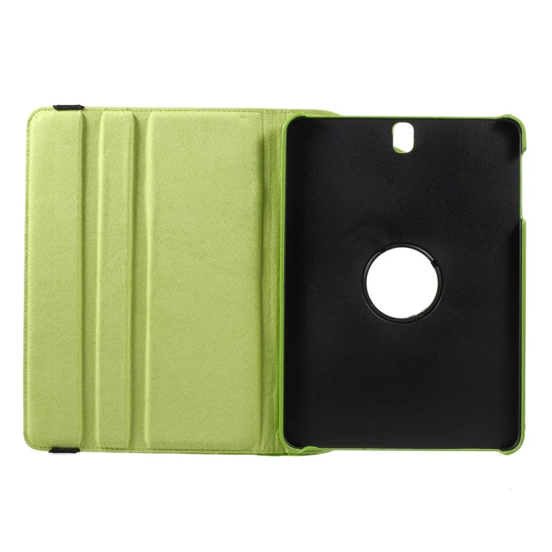 Litchi Grain Rotary Stand Leather Case Accessory for Samsung Galaxy Tab S3 9.7" T820 - Green
