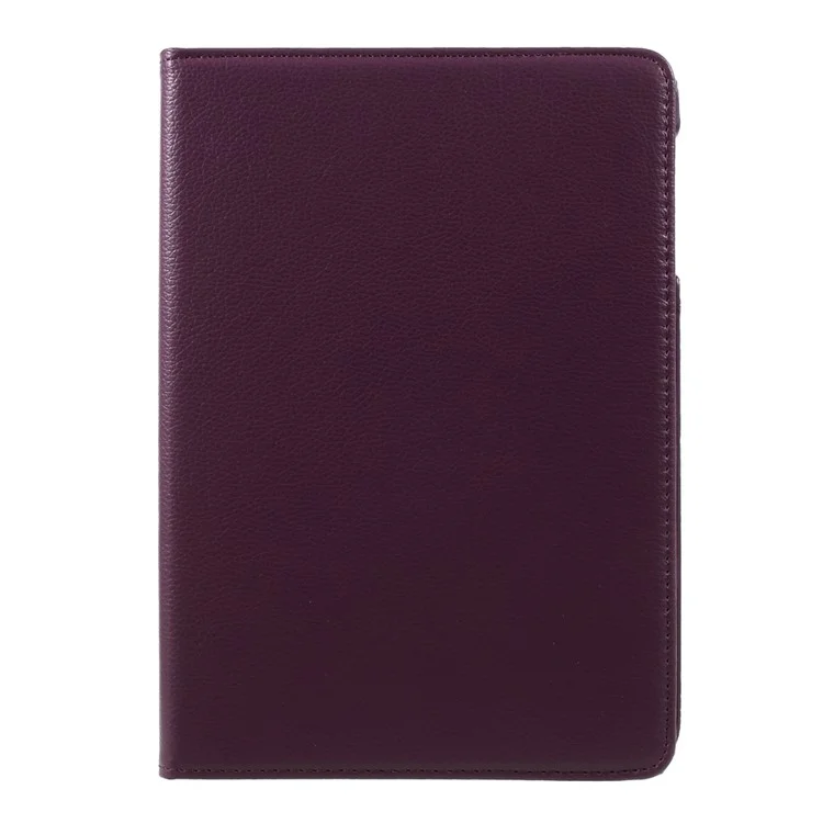 Per Samsung Galaxy Tab S3 9.7 "T820 Litchi Texture Caso Di Pelle Rotante A 360 Gradi - Viola