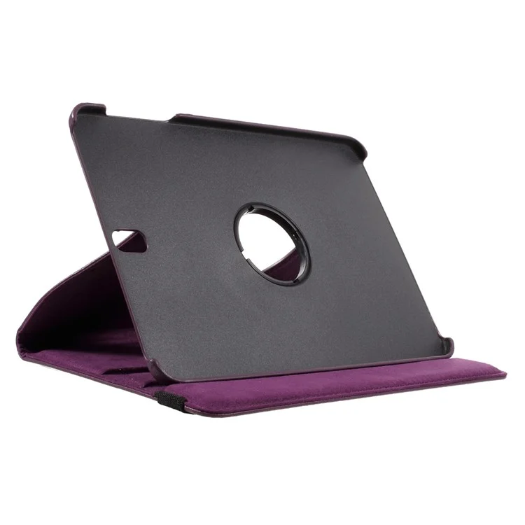 Per Samsung Galaxy Tab S3 9.7 "T820 Litchi Texture Caso Di Pelle Rotante A 360 Gradi - Viola