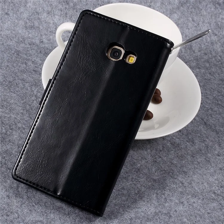 MERCURY GOOSPERY Blue Moon Leather Wallet Case for Samsung Galaxy A5 (2017) - Black