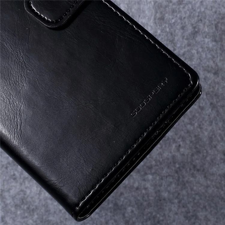 MERCURY GOOSPERY Blue Moon Leather Wallet Case for Samsung Galaxy A5 (2017) - Black