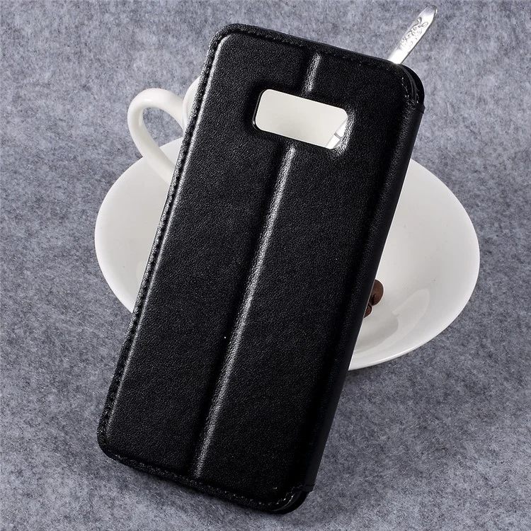 ROAR KOREA Noble Leather View Window Case for Samsung Galaxy S8 Plus G955 - Black