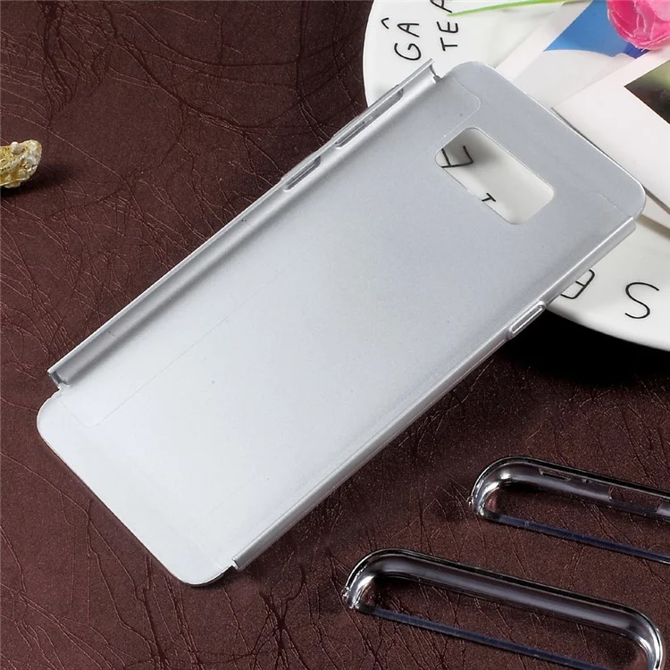 3-in-1 Electroplated Frames PC Hard Phone Case for Samsung Galaxy S8 G950 - Silver