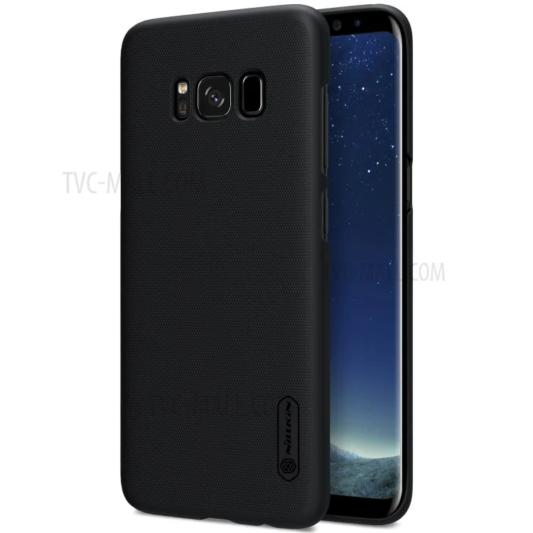 NILLKIN Super Frosted Shield PC Hard Case for Samsung Galaxy S8 Plus G955 with Screen Protector - Black