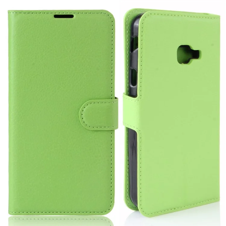 Litchi Skin Wallet Кожа Фолио Для Samsung Galaxy Xcover 4s / Xcover 4 G390F - Зеленый