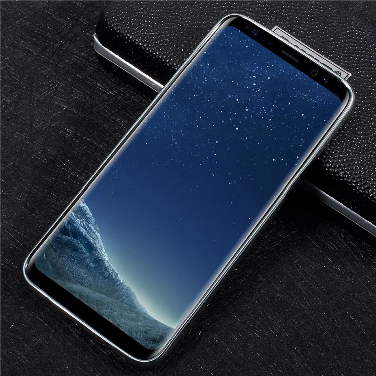 MERCURY GOOSPERY Ring 2 Case Electroplating TPU Clear Phone Cover for Samsung Galaxy S8 Plus G955 - Silver