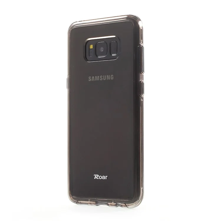 ROAR KOREA Combo Cell Phone Cover (TPU Bumper + PC Back Plate) for Samsung Galaxy S8 Plus G955 - Grey