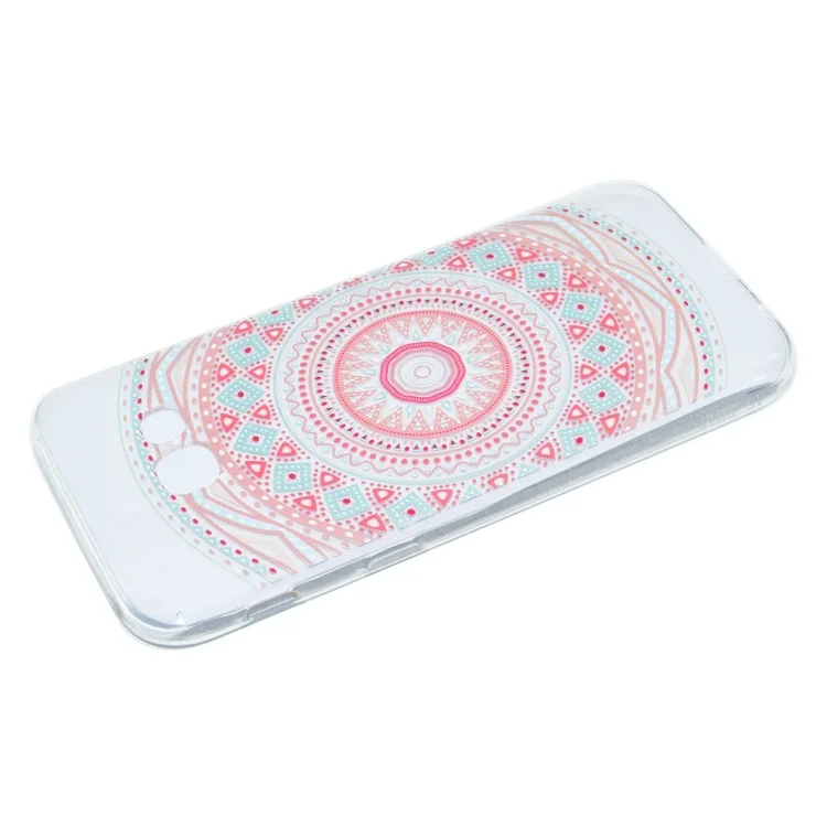 Pattern Printing TPU Case Cover for Samsung Galaxy A3 (2017) - Mandala Pattern