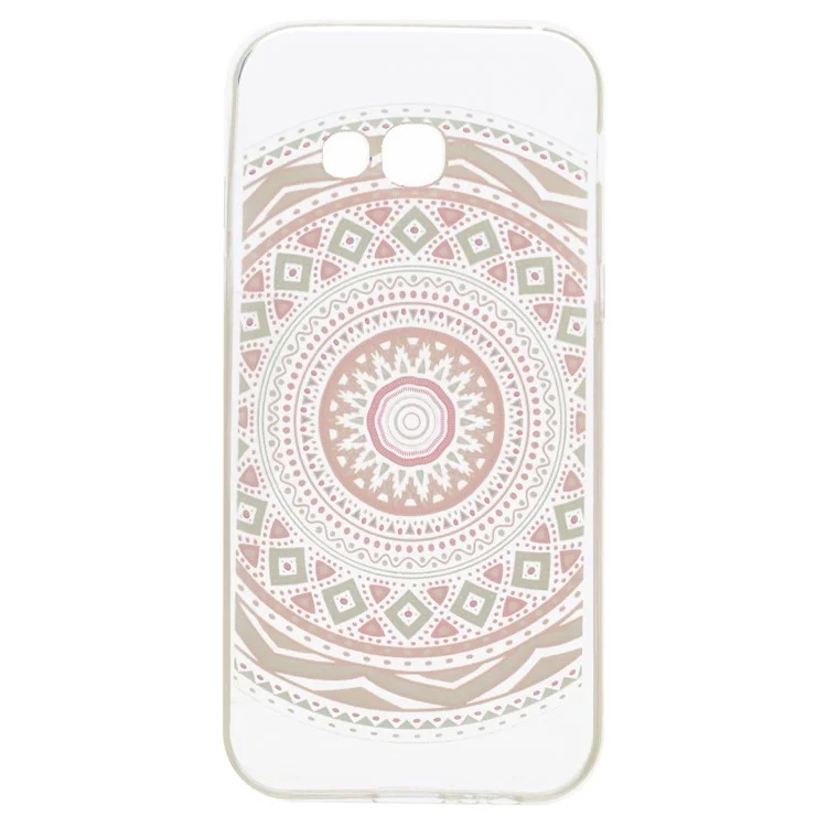 Pattern Printing TPU Case Cover for Samsung Galaxy A3 (2017) - Mandala Pattern