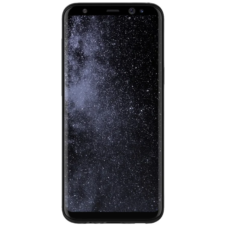 NILLKIN Synthetic Fiber Hard Phone Cover for Samsung Galaxy S8 G950 - Black