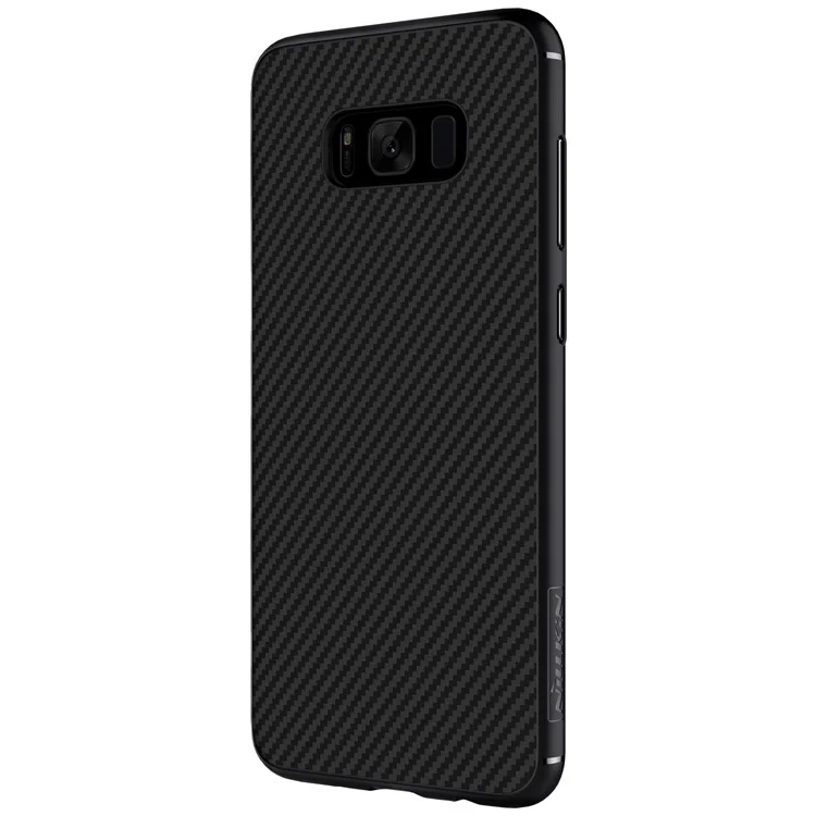 NILLKIN Synthetic Fiber Hard Phone Cover for Samsung Galaxy S8 G950 - Black