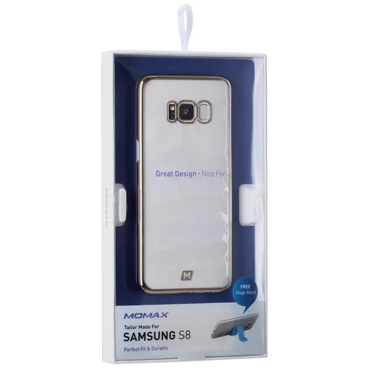 MOMAX Splendor Plated Hard PC Case for Samsung Galaxy S8 SM-G950 - Gold