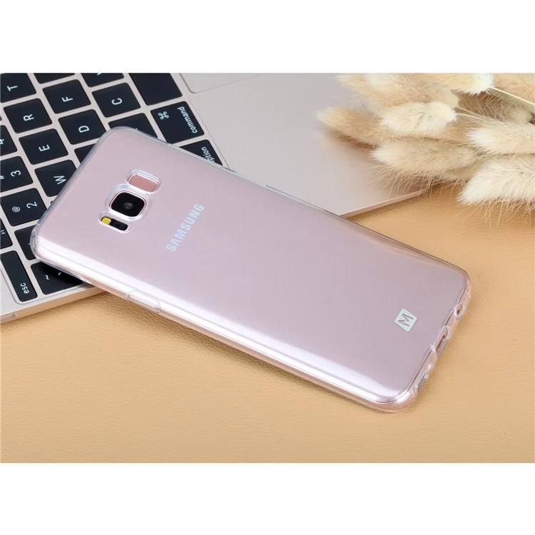 MOMAX 0.6mm Ultra-thin Transparent TPU Gel Case for Samsung Galaxy S8 SM-G950 - Transparent