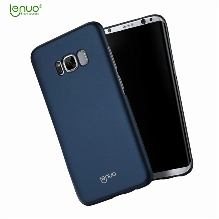 LENUO Leshield Series Silky Touch Hard Case Cover for Samsung Galaxy S8 SM-G950 - Dark Blue
