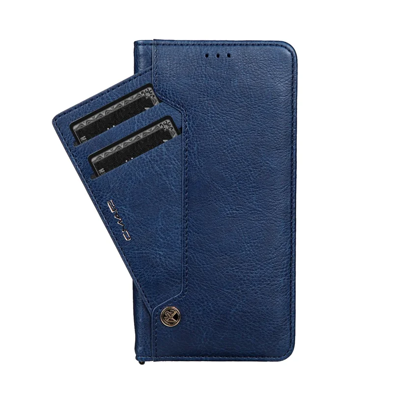 CMAI2 Stand Card Slots PU Leather Flip Cover for Samsung Galaxy S8 G950 - Dark Blue