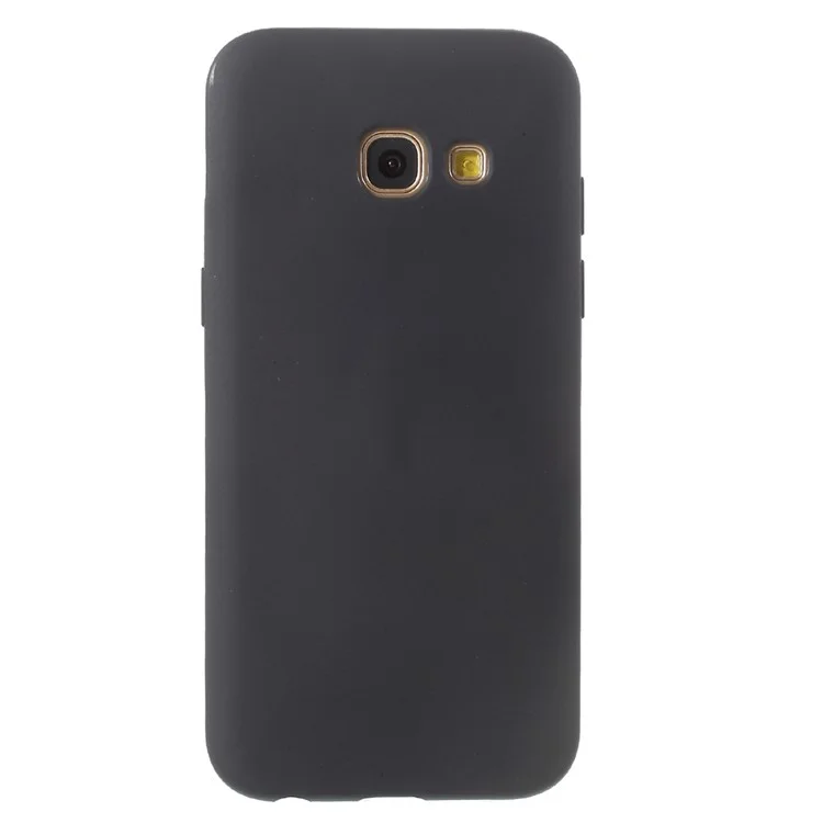 Solid Color Candy TPU Case for Samsung Galaxy A3 (2017) - Black