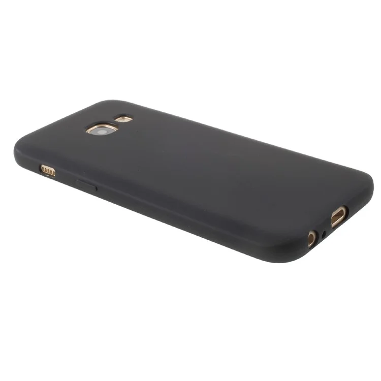 Solid Color Candy TPU Case for Samsung Galaxy A3 (2017) - Black