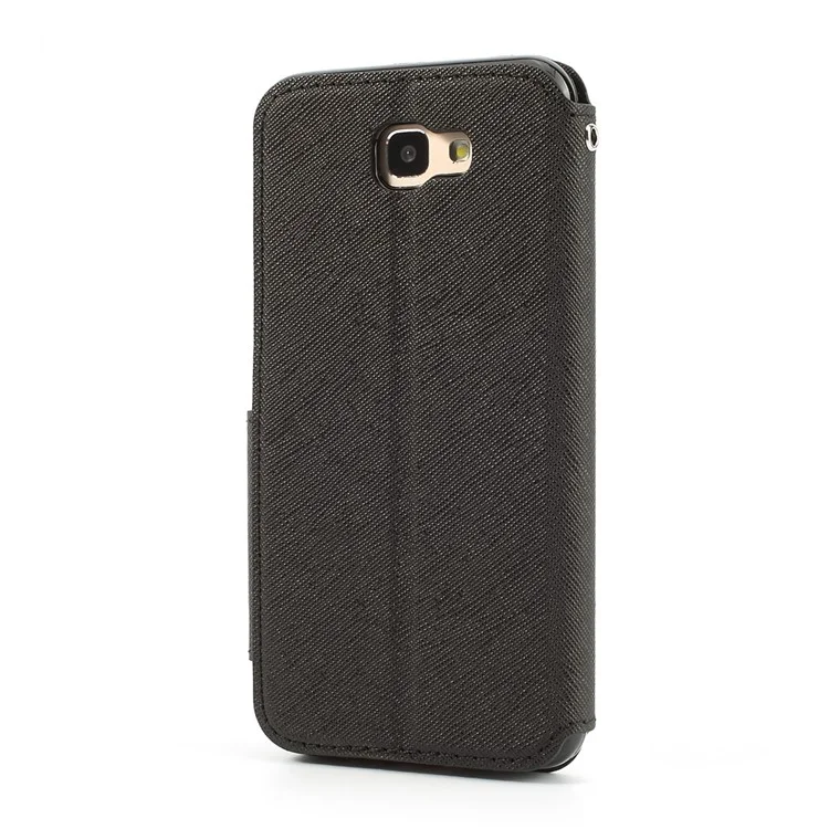 ROAR KOREA View Window Leather Phone Casing for Samsung J5 Prime/On5 2016 - Black