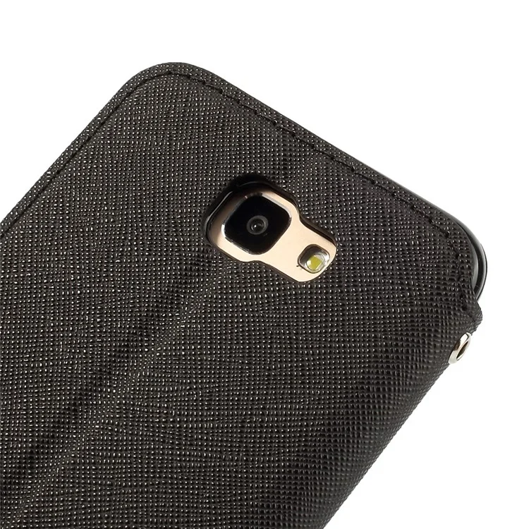 ROAR KOREA View Window Leather Phone Casing for Samsung J5 Prime/On5 2016 - Black