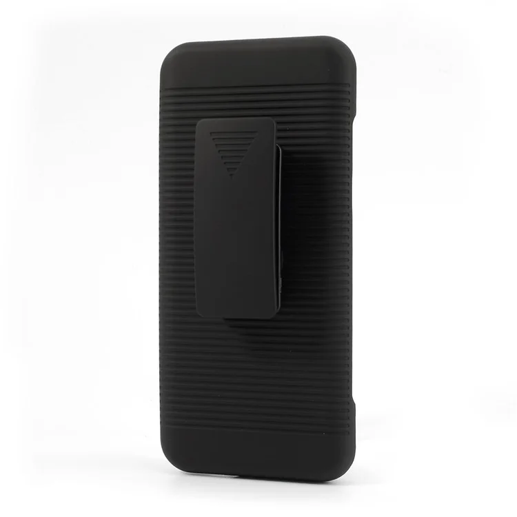 Horizontal Stripes Belt Clip Holster Hard Case with Kickstand for Samsung Galaxy S8 G950