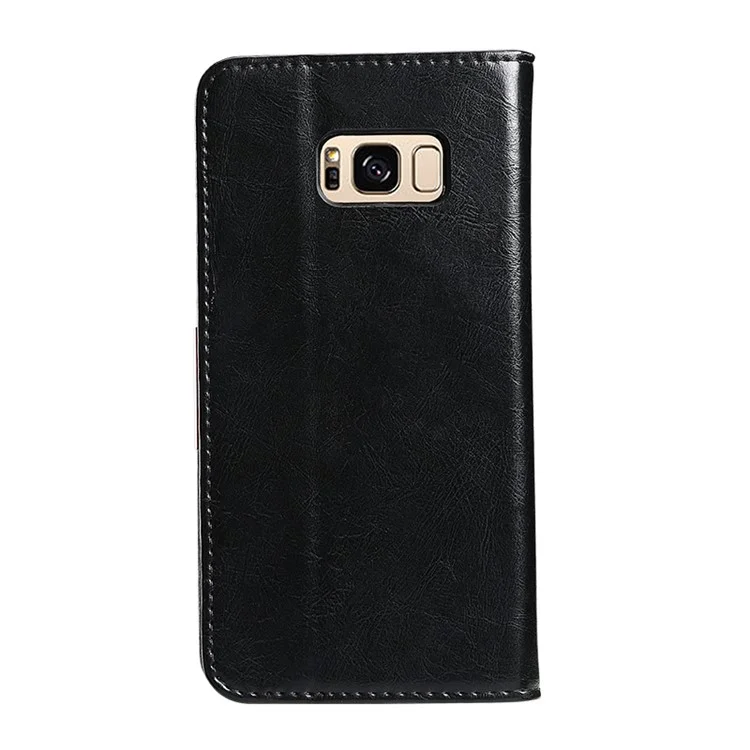 KALAIDENG Royal II Wallet Genuine Leather Case for Samsung Galaxy S8 Plus G955 - Black