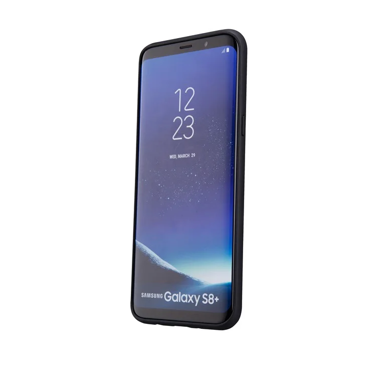 NILLKIN  for Samsung Galaxy S8+ G955 Mercier Case Leather Coated PC TPU Hybrid Phone Case - Grey