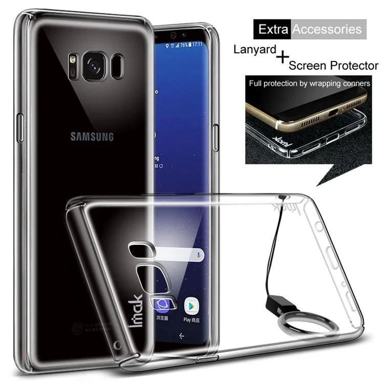 IMAK Crystal Case III Hard Plastic Phone Cover for Samsung Galaxy S8 G950 - Transparent