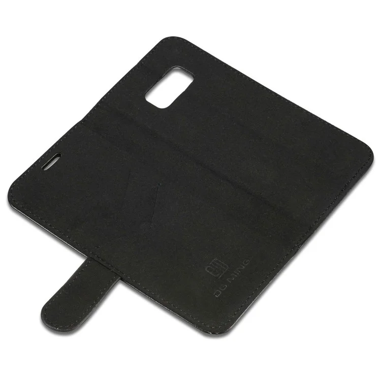 DG.MING Detachable 2-in-1 Genuine Leather Phone Case for Samsung Galaxy S8 G950 - Black