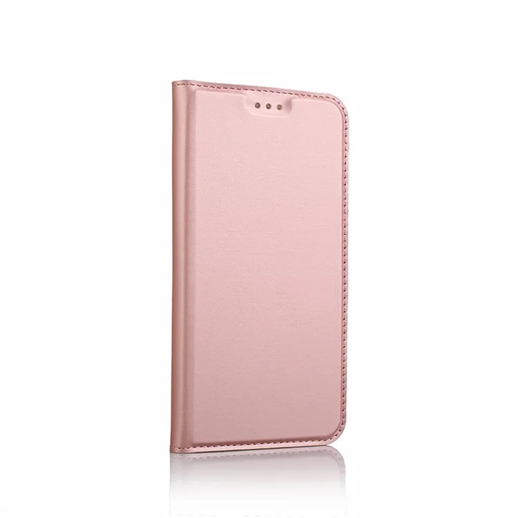 For Samsung Galaxy A5 (2017) SM-A520 Ultra-thin Leather Mobile Phone Case - Rose Gold