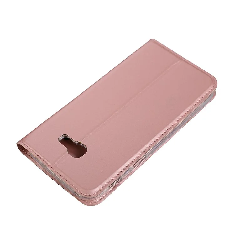 For Samsung Galaxy A5 (2017) SM-A520 Ultra-thin Leather Mobile Phone Case - Rose Gold