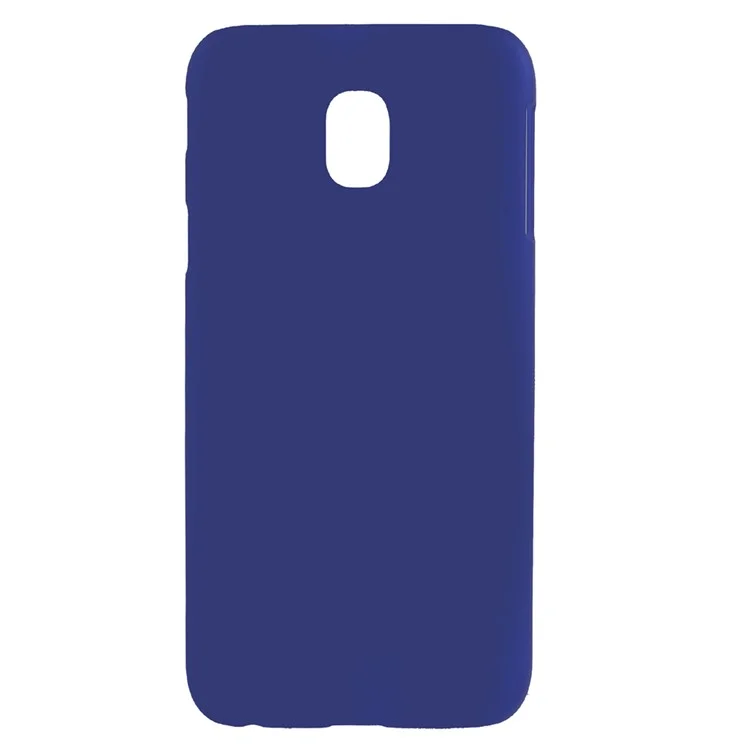 For Samsung Galaxy J3 (2017) Rubberized PC Hard Protective Shell - Dark Blue