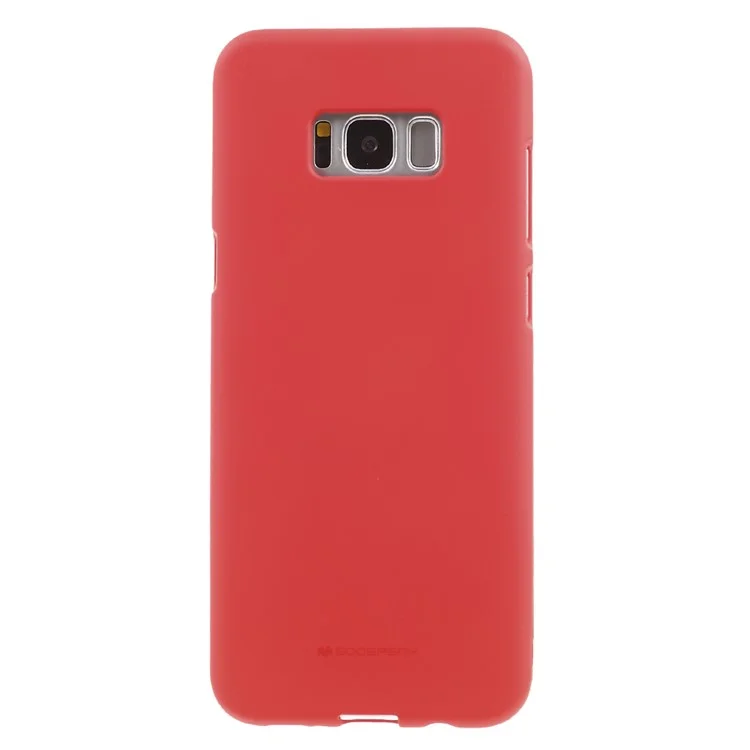 MERCURY GOOSPERY Matte Soft TPU Cell Phone Cover for Samsung Galaxy S8 G950 - Red