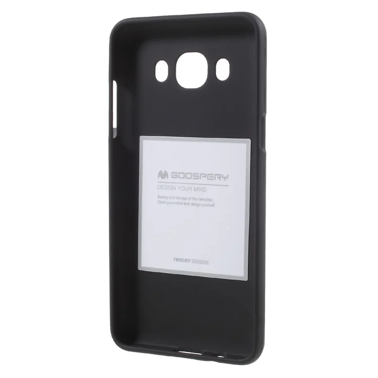 MERCURY GOOSPERY Matte Anti-fingerprint TPU Phone Case for Samsung Galaxy J5 (2016) J510 - Black