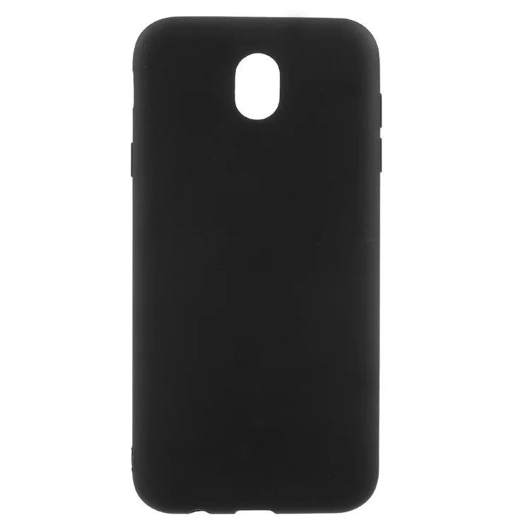 Matte Anti-fingerprint TPU Phone Case for Samsung Galaxy J7 (2017) EU Version - Black