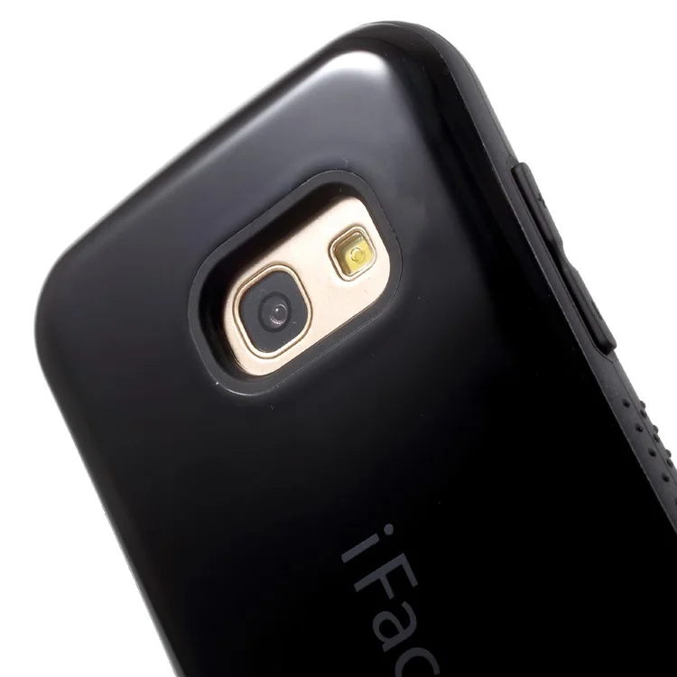 IFACE MALL PC + TPU Hybrid Phone Case for Samsung Galaxy A3 (2017) - Black