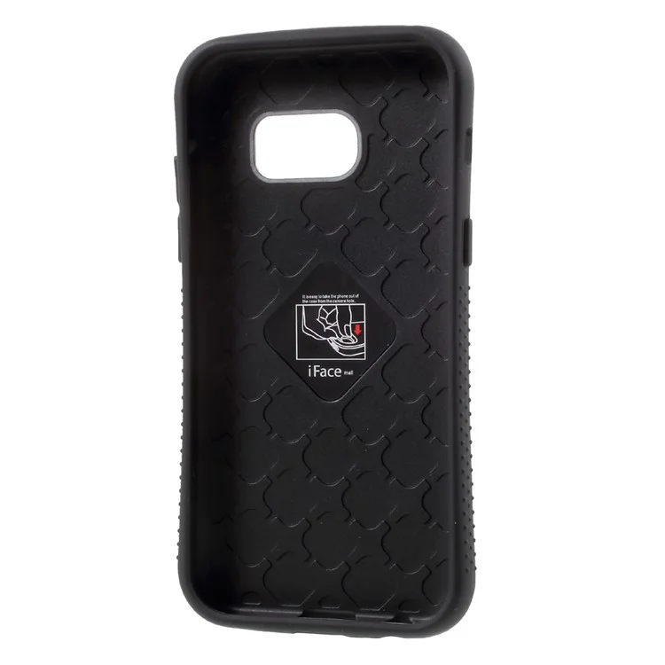 IFACE MALL PC + TPU Hybrid Phone Case for Samsung Galaxy A3 (2017) - Black