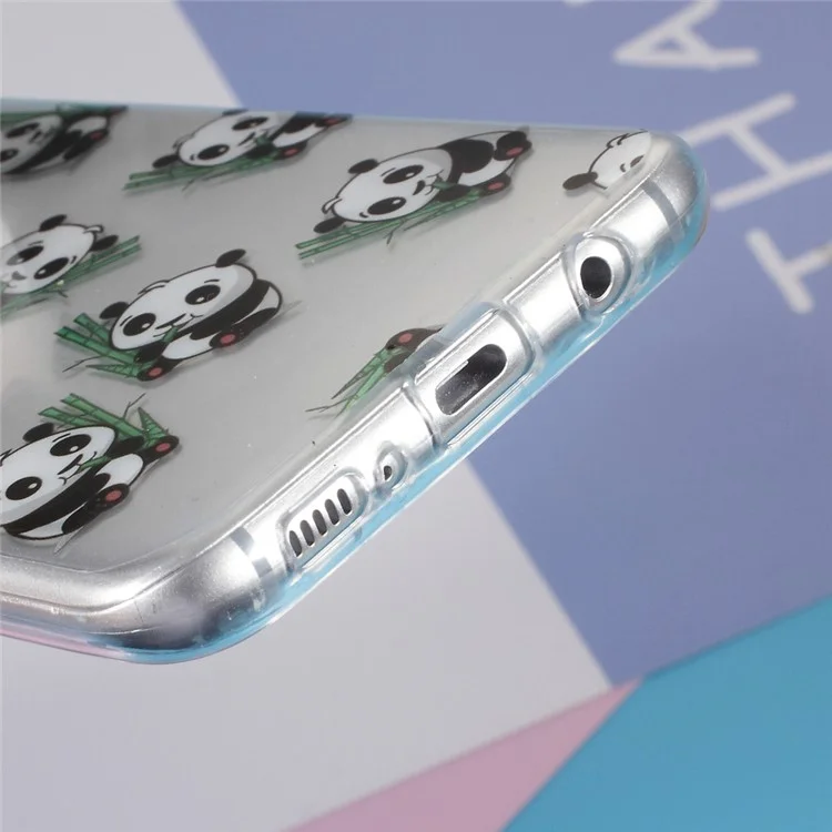 Squishy Soft 3D Silicone Kneading Panda TPU Case for Samsung Galaxy S8+ Plus SM-G955 - Panda Pattern