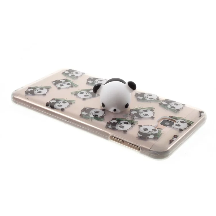 Squishy Kneading 3D Silicone Soft Panda TPU Case for Samsung Galaxy J7 Prime/On7 2016 - Panda Pattern