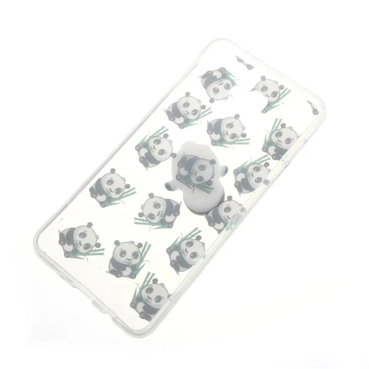Squishy Kneading 3D Silicone Soft Panda TPU Case for Samsung Galaxy J7 Prime/On7 2016 - Panda Pattern