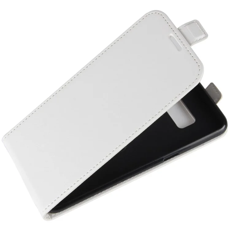Crazy Horse Vertical Flip Leather Cover for Samsung Galaxy S8 G950 - White
