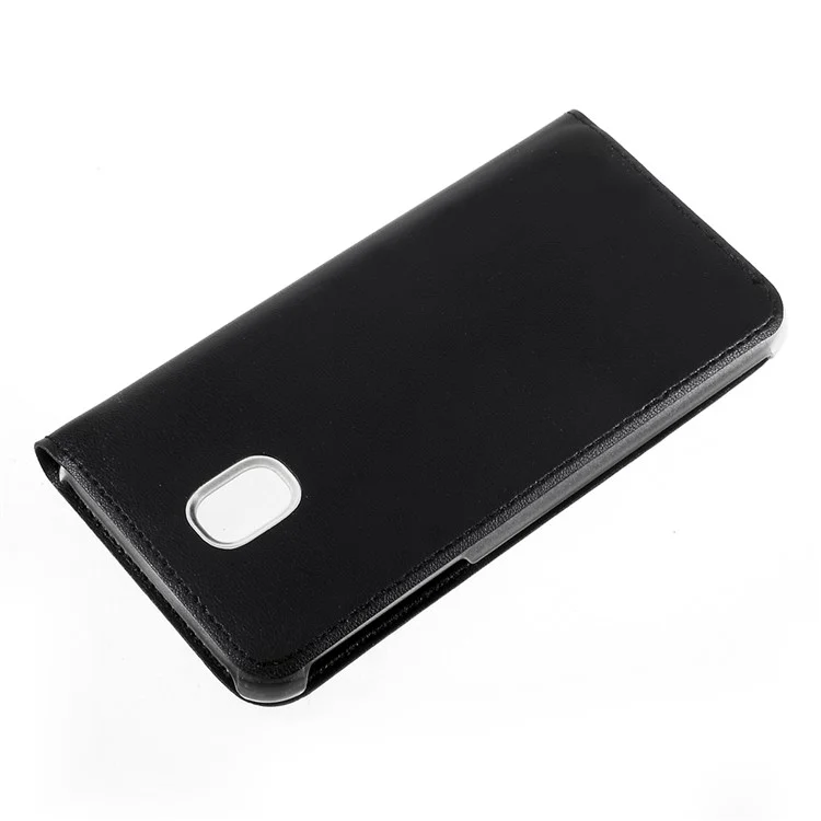 Information View Window Leather Shell for Samsung Galaxy J3 (2017) EU Version - Black