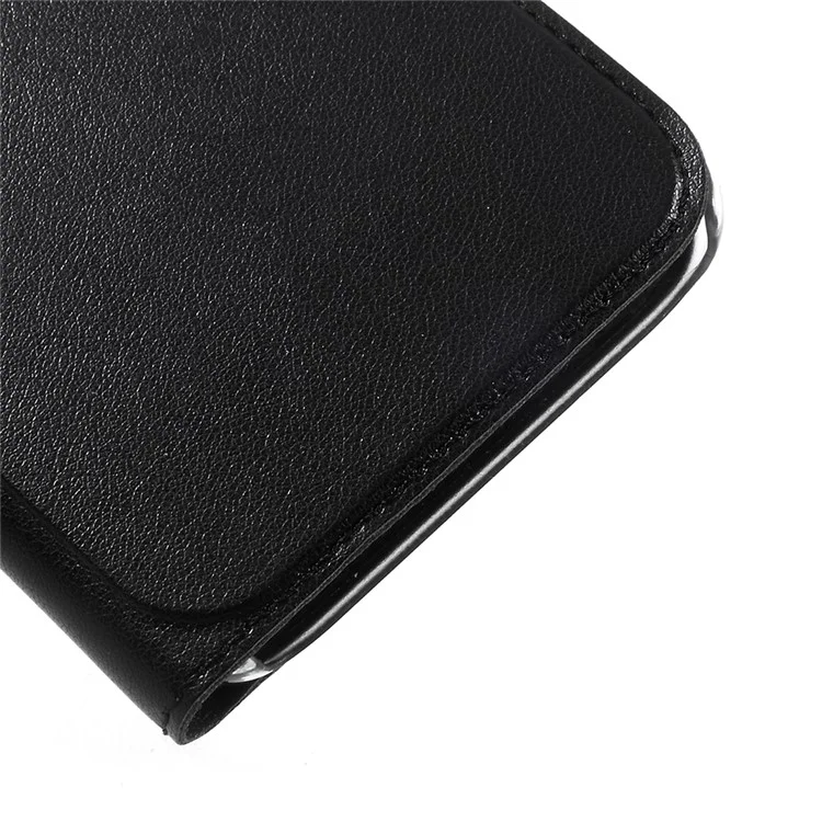 Information View Window Leather Shell for Samsung Galaxy J3 (2017) EU Version - Black