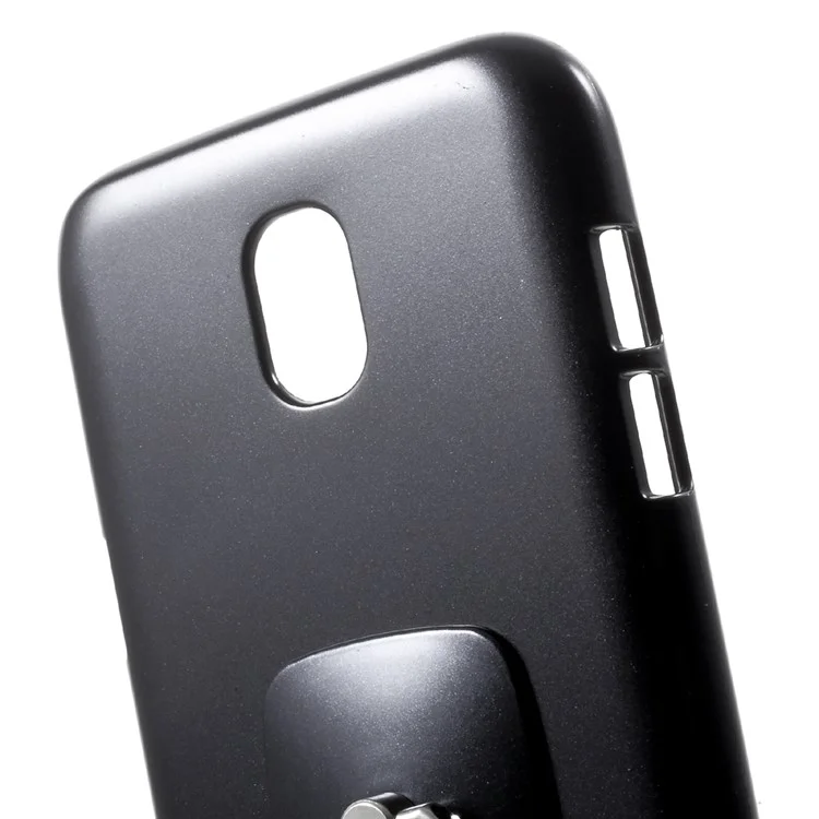 MERCURY GOOSPERY i JELLY Finger Ring Kickstand TPU Case for Samsung Galaxy J5 (2017) EU Version - Black