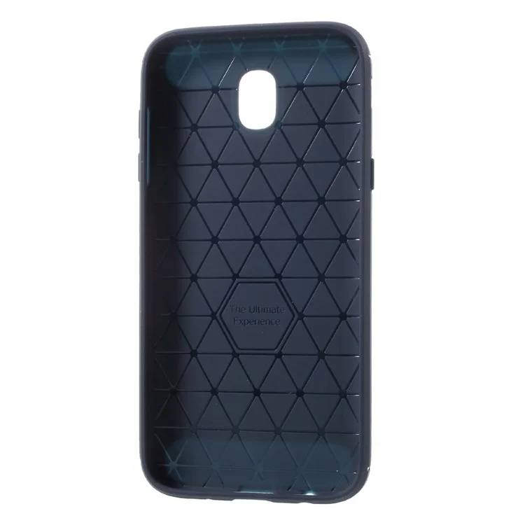 IPAKY Brushed TPU Gel Back Case for Samsung Galaxy J5 (2017) EU Version - Dark Blue