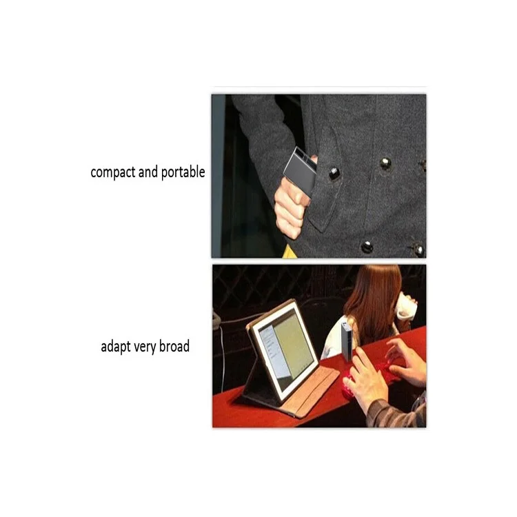 SHOWME 3 in 1 Virtual Laser Projection Bluetooth Keyboard + Power Bank + Bluetooth Speaker - Gold