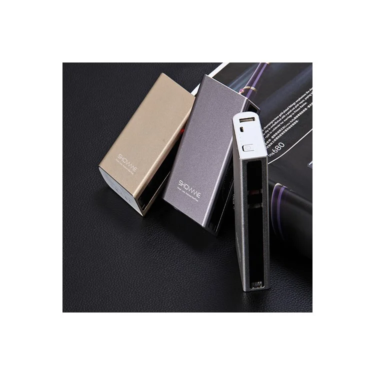 SHOWME 3 in 1 Virtual Laser Projection Bluetooth Keyboard + Power Bank + Bluetooth Speaker - Gold